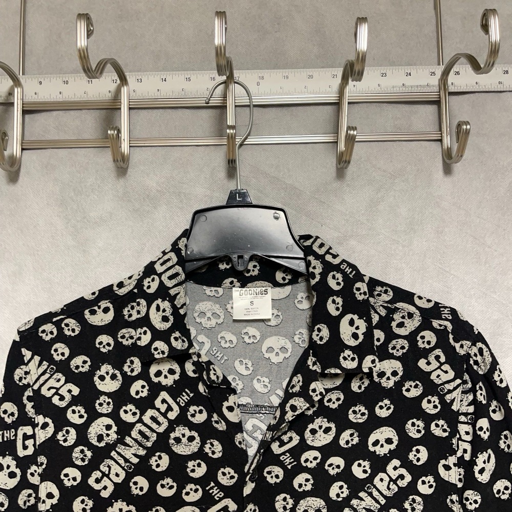 The Goonies Shirt Men S Spellout AOP Geometric Skulls Active Casual Commute Goth